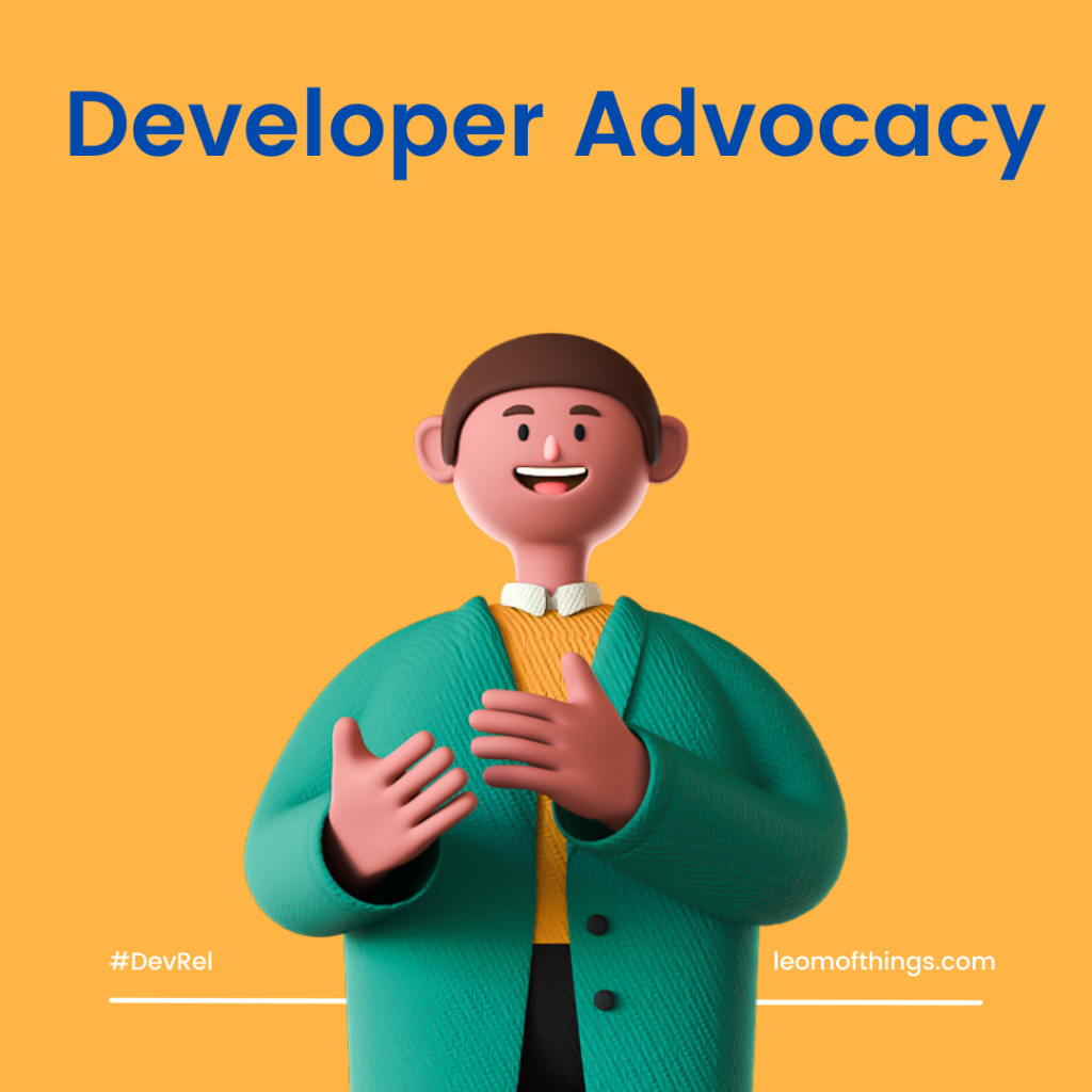 developer advocacy graphic